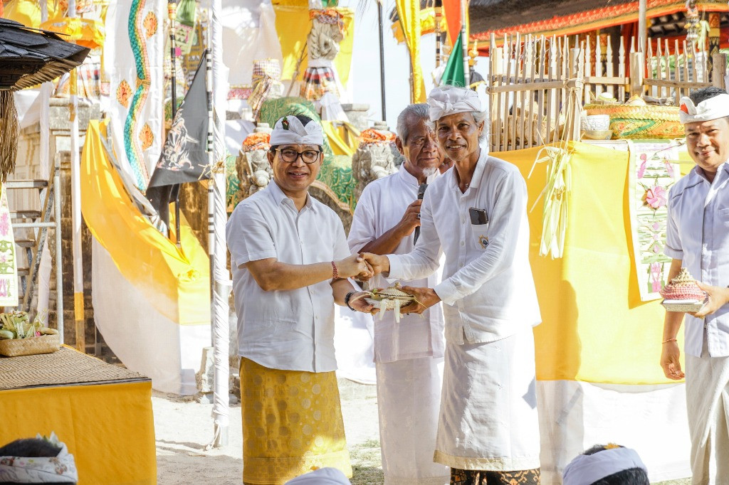 Pujawali di Pura Dhang Kahyangan Gunung Payung Desa Adat Kutuh